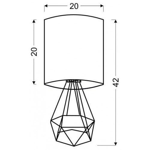 Настільна лампа Candellux Graf Чорний (41-62925)