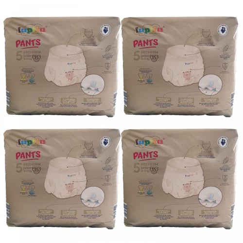 Дитячі підгузники - трусики Lupilu Pantsy Premium Jumbo Bag 5 Junior 12-17 кг 140 шт