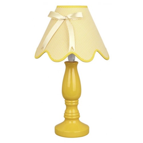 Настільна лампа Candellux Lola 26x41 см Жовтий (41-04680)