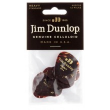 Медіатори Dunlop 483P05HV Genuine Celluloid Shell Heavy Player's Pack (12 шт.)