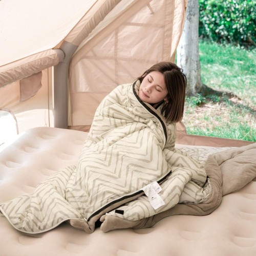 Спальний мішок літній Naturehike DP100 CNK2300SD012 210х80 см Бежевий (2241568483) Спальний мішок літній Naturehike DP100 CNK2300SD012 210х80 см Бежевий (2241568483)
