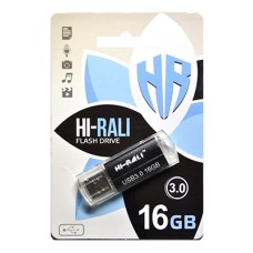 Флеш-накопичувач USB3.0 16GB Hi-Rali Corsair Series Black (HI-16GB3CORBK)