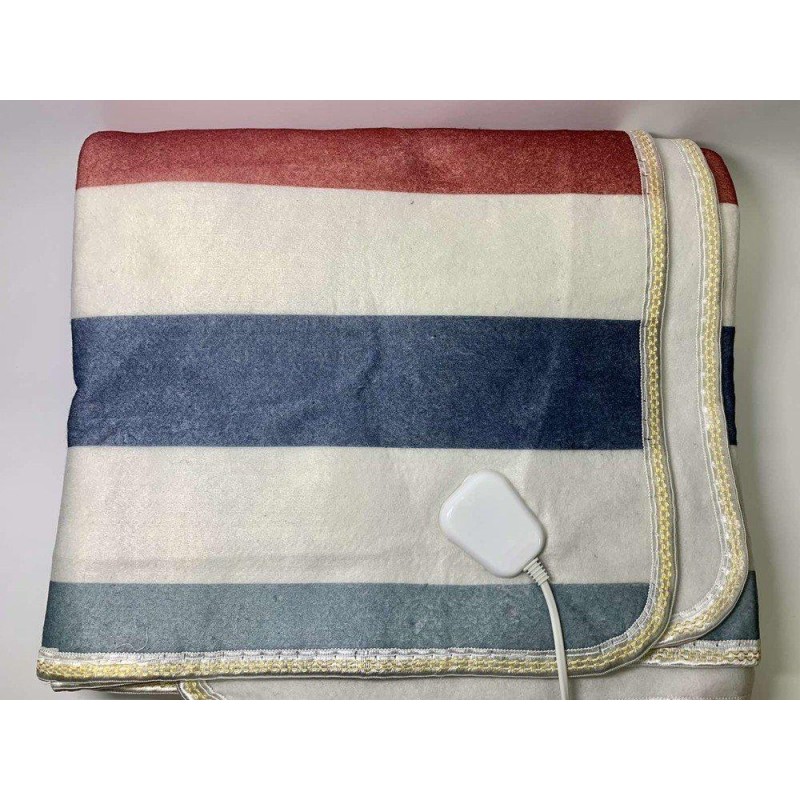 Електричне простирадло VigohA 150х170см Смуги Різнокольорові