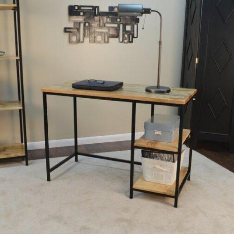 Офісний стіл в стилі Loft NS-1337 780x1200x600 мм Черный