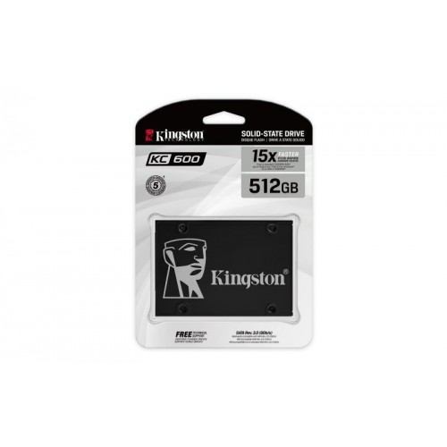 Накопичувач SSD 512GB Kingston KC600 2.5 SATAIII 3D TLC (SKC600/512G) в інтернет супермаркеті PbayMarket!