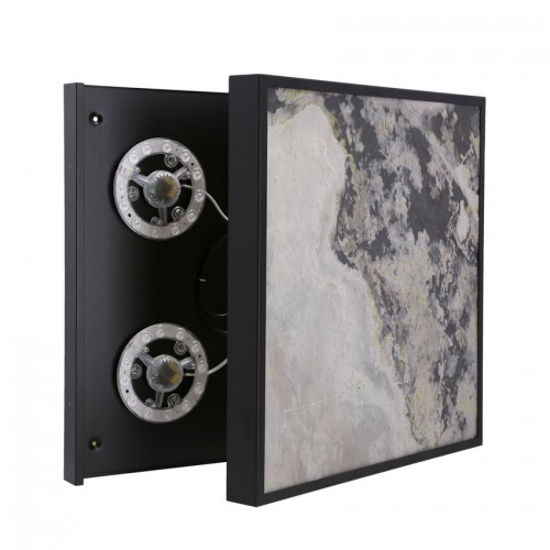 Стельовий світильник Candellux Luxan 49x49x5 см Чорний (10-17062)
