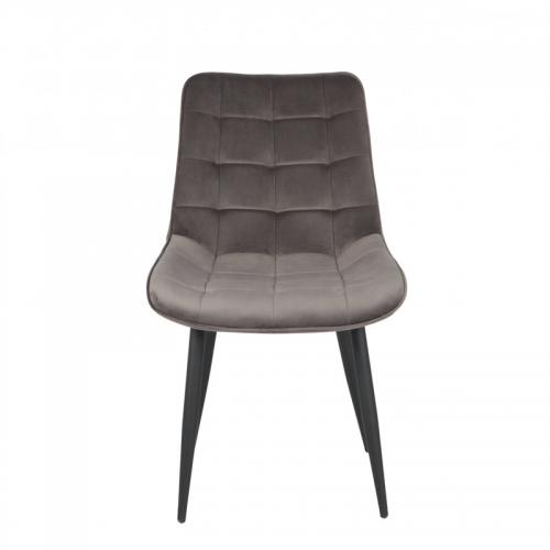 Стілець дизайнерський SDM гламур ніжки дерево велюр Сірий Стілець дизайнерський SDM гламур ніжки дерево велюр Сірий