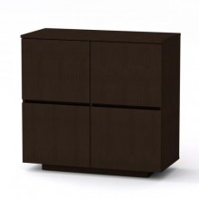 Комод Тумба 1 Компанит МГ 5 85х40х80,4 см Венге темний Комод Тумба 1 Компанит МГ 5 85х40х80,4 см Венге темний