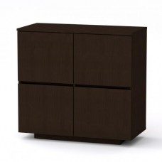 Комод Тумба 1 Компанит МГ 5 85х40х80,4 см Венге темний