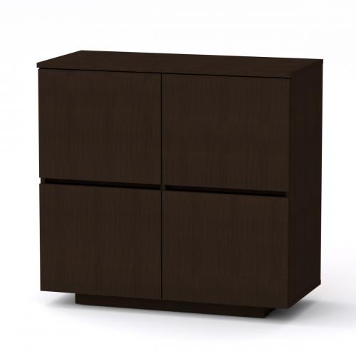 Комод Тумба 1 Компанит МГ 5 85х40х80,4 см Венге темний