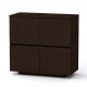 Комод Тумба 1 Компанит МГ 5 85х40х80,4 см Венге темний