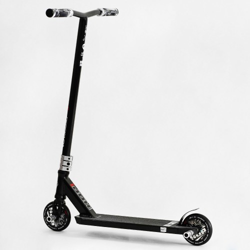 Самокат трюковий Best Scooter Hop Pro HIC-система пеги алюмінієвий диск та дека колеса PU Black (115636)