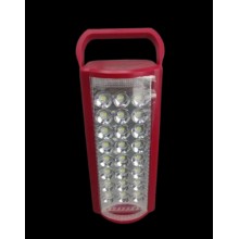 Ручний переносний ліхтар на акумуляторі ліхтар Fujita DL-2606 24 LED з червоним павербанком (1756375639)