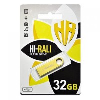 Флеш-накопичувач USB 32GB Hi-Rali Shuttle Series Gold (HI-32GBSHGD)