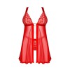 Бебі-дол Obsessive Elianes babydoll & thong XL/2XL