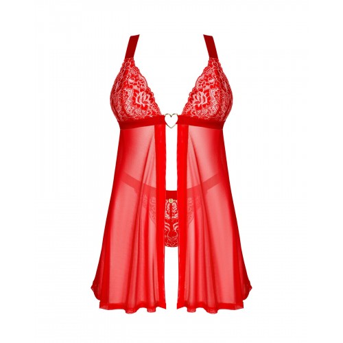 Бебі-дол Obsessive Elianes babydoll & thong XL/2XL
