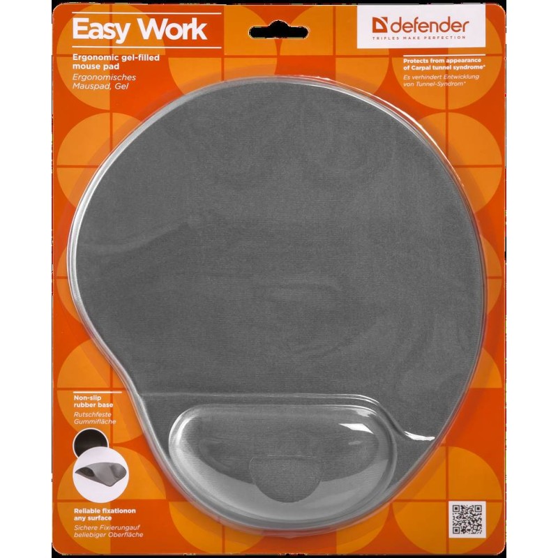 Килимок для миші Defender Easy Work Grey (50915) (5804819)