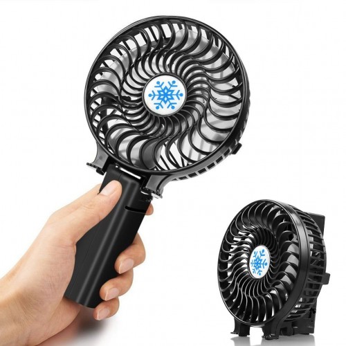 Портативний вентилятор Handy Mini Fan 18650 Чорний (200711) Портативний вентилятор Handy Mini Fan 18650 Чорний (200711)