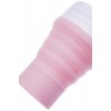 Складана силіконова склянка з кришкою та трубочкою Tonna Waist MARSHMALLOW 1