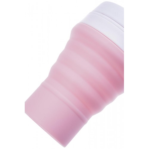 Складана силіконова склянка з кришкою та трубочкою Tonna Waist MARSHMALLOW 1 Складана силіконова склянка з кришкою та трубочкою Tonna Waist MARSHMALLOW 1