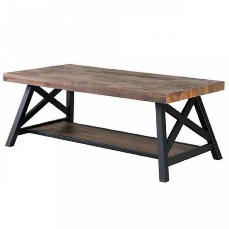 Кавовий журнальний столик у стилі Loft NS-501 480x1200x600 мм Черный