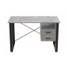 Письмовий стіл із ящиками Ferrum-decor Оскар 750x1200x700 метал Чорний ДСП Бетон 16 мм (OSK0049) в інтернет супермаркеті PbayMarket!
