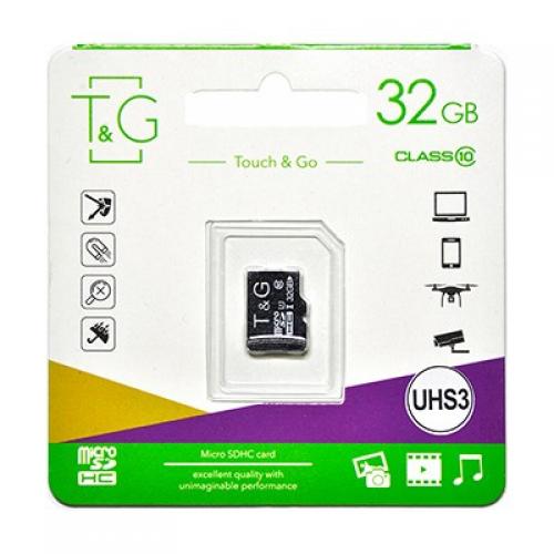 Карта пам'яті MicroSDHC 32GB UHS-I U3 Class 10 T&G (TG-32GBSD10U3-00) в інтернет супермаркеті PbayMarket!