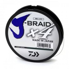 Шнур Daiwa J-Braid X4E 0.25мм 135м Dark Green (742202 / 12741-025)