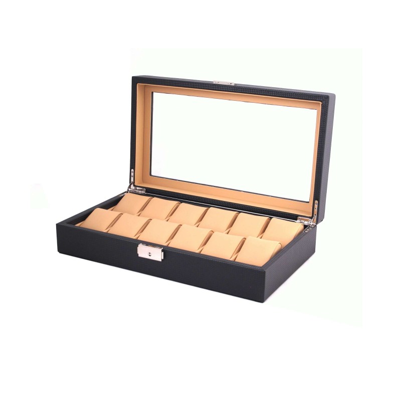 Шкатулка для зберігання годинників Craft 12PU.FIB.BR Чорний