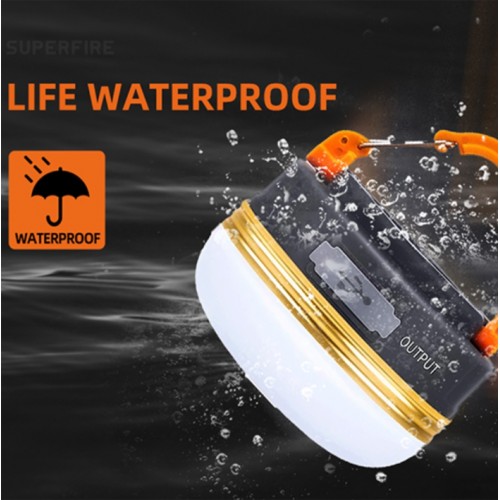 Ліхтар кемпінговий T60 SuperFire 127 Lumen IP44