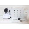 Бездротова Веб камера Онлайн Відеоняня з нахилом та панорамуванням WiFi Smart Net Camera Q6S з двома антенами Камера відеоспостереження з мікрофоном та зворотним зв'язком