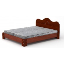 Двоспальне ліжко Компаніт-170 МДФ яблуня