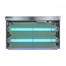 Знищувач комах із липкою вставкою Pomel Trio steel 485х310х60 мм Сірий