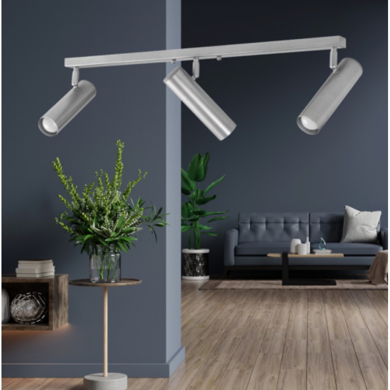 Світильник стельовий MSK Electric Telescope спот із поворотними плафонами NL 1750-3 AL