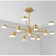 Світлодіодна люстра No Brand Меркурій 8911 Золотистий