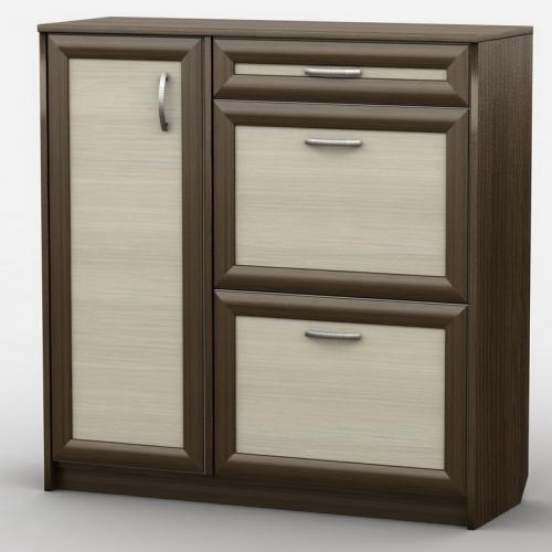 Тумба для взуття Тиса Мебель ТО-117 Венге 105x90 см Тумба для взуття Тиса Мебель ТО-117 Венге 105x90 см