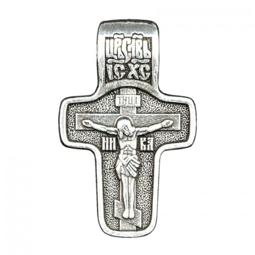 Хрест натільний посріблений Silvering Марія Свята Рівноапостольна Марія Магдалина 3х1,8х0,2 см (19583) в інтернет супермаркеті PbayMarket!