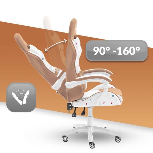 Комп'ютерне крісло Hell's Rainbow Beige