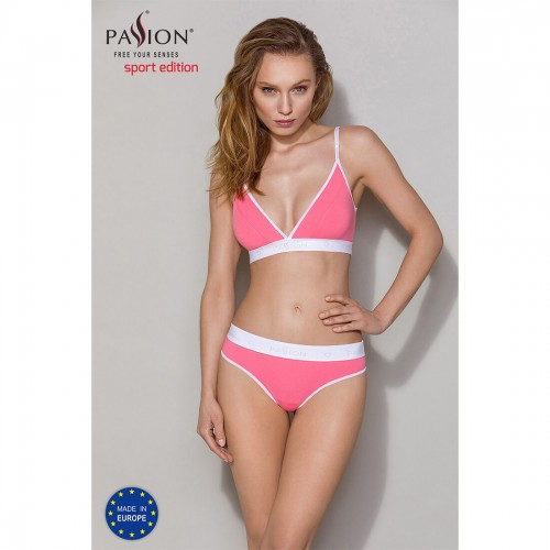 Спортивний топ з подвійними бретелями Passion PS007 TOP pink, size XL в інтернет супермаркеті PbayMarket!