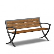 Лава паркова GoodsMetall у стилі ЛОФТ 1400х500х800 - ЛС115