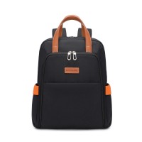 Жіночий рюкзак міський тканинний з відділом для ноутбука Digital Чорний (IBR199B)