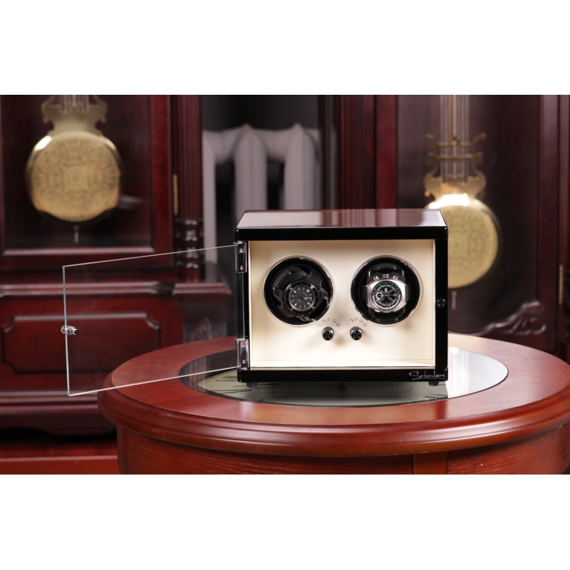 Скринька Salvadore для підзаводу 2 годинників SL/3202-BRW 2x2