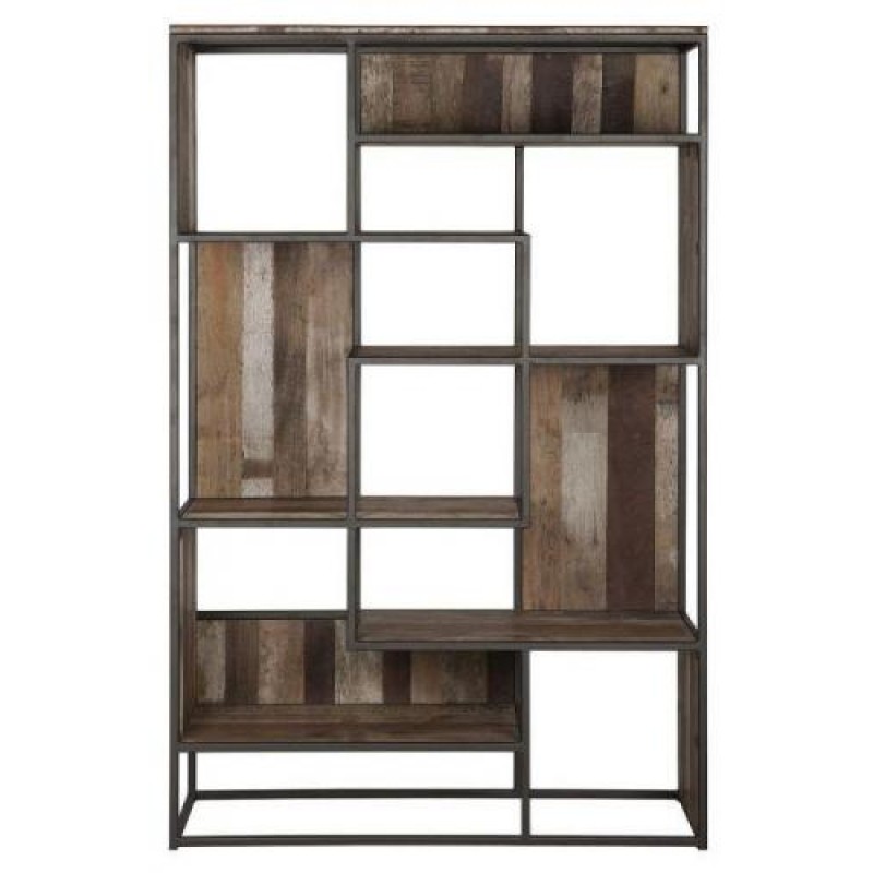 Стелаж для зберігання в стилі Loft NS-1955 1830x1200x400 мм Черный