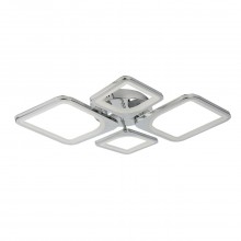 Стельова LED люстра Sunlight 5631/2+2 хром