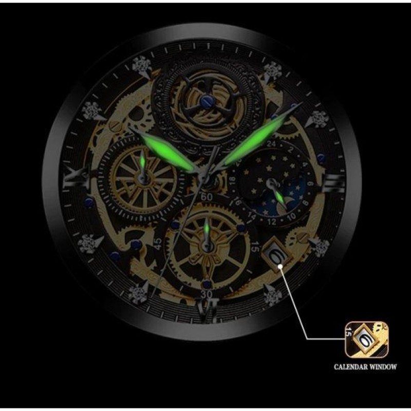 Чоловічий класичний годинник WishDoIt Baks