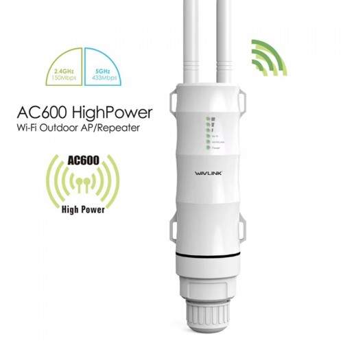 Підсилювач WiFi вуличний репітер ретранслятор Wavlink WN570HA1 600Mbps (101128)