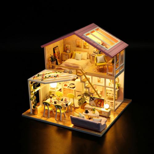 3D румбокс CuteBee Sweet Time DIY DollHouse Різнокольоровий (M2001) 3D румбокс CuteBee Sweet Time DIY DollHouse Різнокольоровий (M2001)