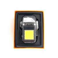 Запальничка USB акумуляторна електроімпульсна з LED ліхтариком СОВ Lighter 9033 Чорний Запальничка USB акумуляторна електроімпульсна з LED ліхтариком СОВ Lighter 9033 Чорний
