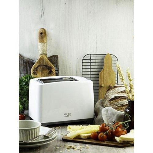 Тостер для хлібу Adler AD 3216 білий Тостер для хлібу Adler AD 3216 білий