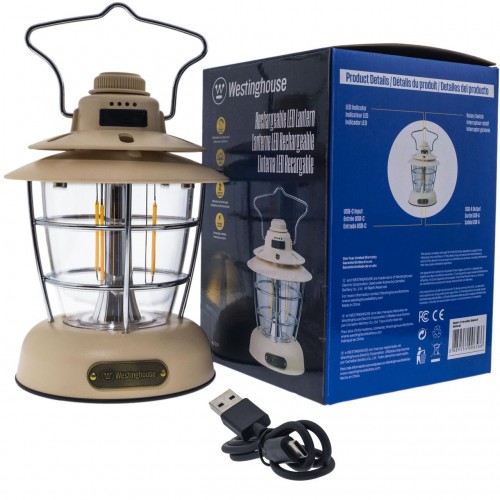 Ліхтар кемпінговий Westinghouse RETRO LED Filament WF241 Type-C з функцією Power Bank